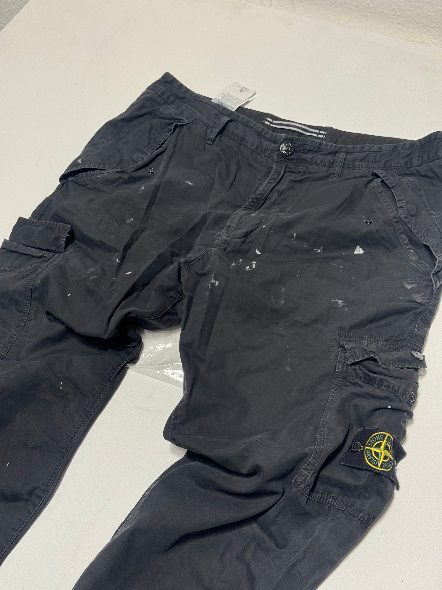 Stone Island - Pants - 36 - Worn Painted on